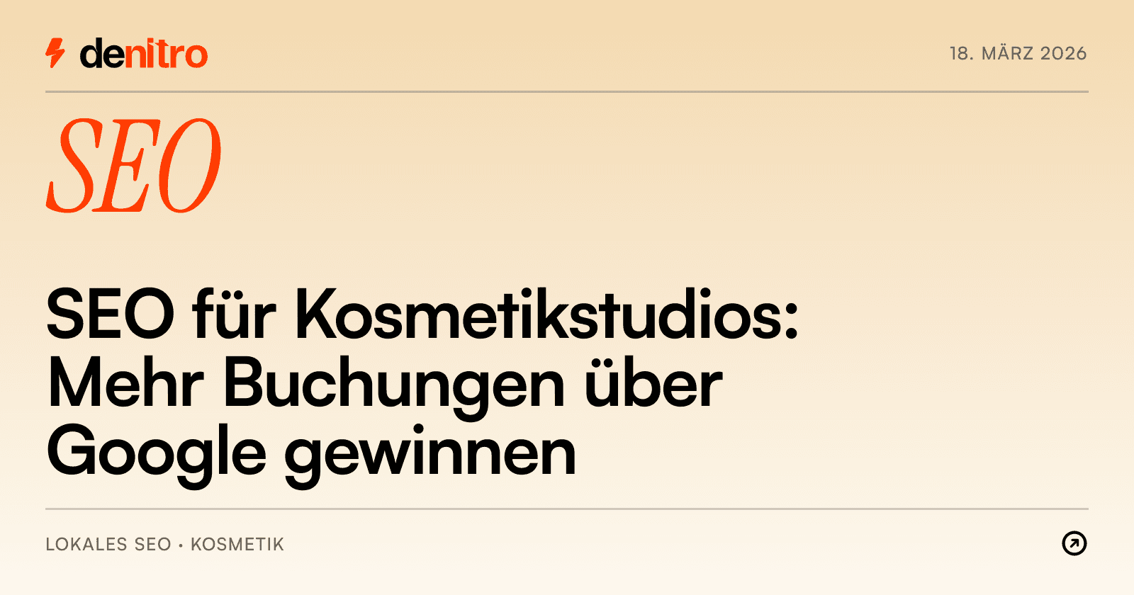 SEO für Kosmetikstudios: Mehr Buchungen über Google gewinnen