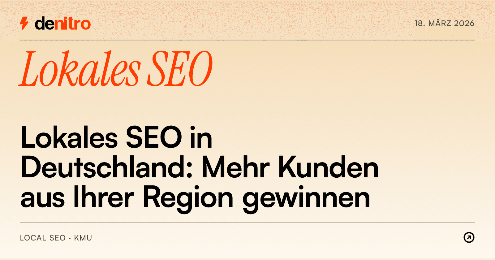 Lokales SEO in Deutschland: Mehr Kunden aus Ihrer Region gewinnen