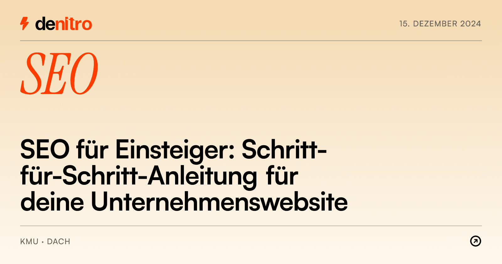 SEO für Einsteiger: Schritt-für-Schritt-Anleitung für deine Unternehmenswebsite