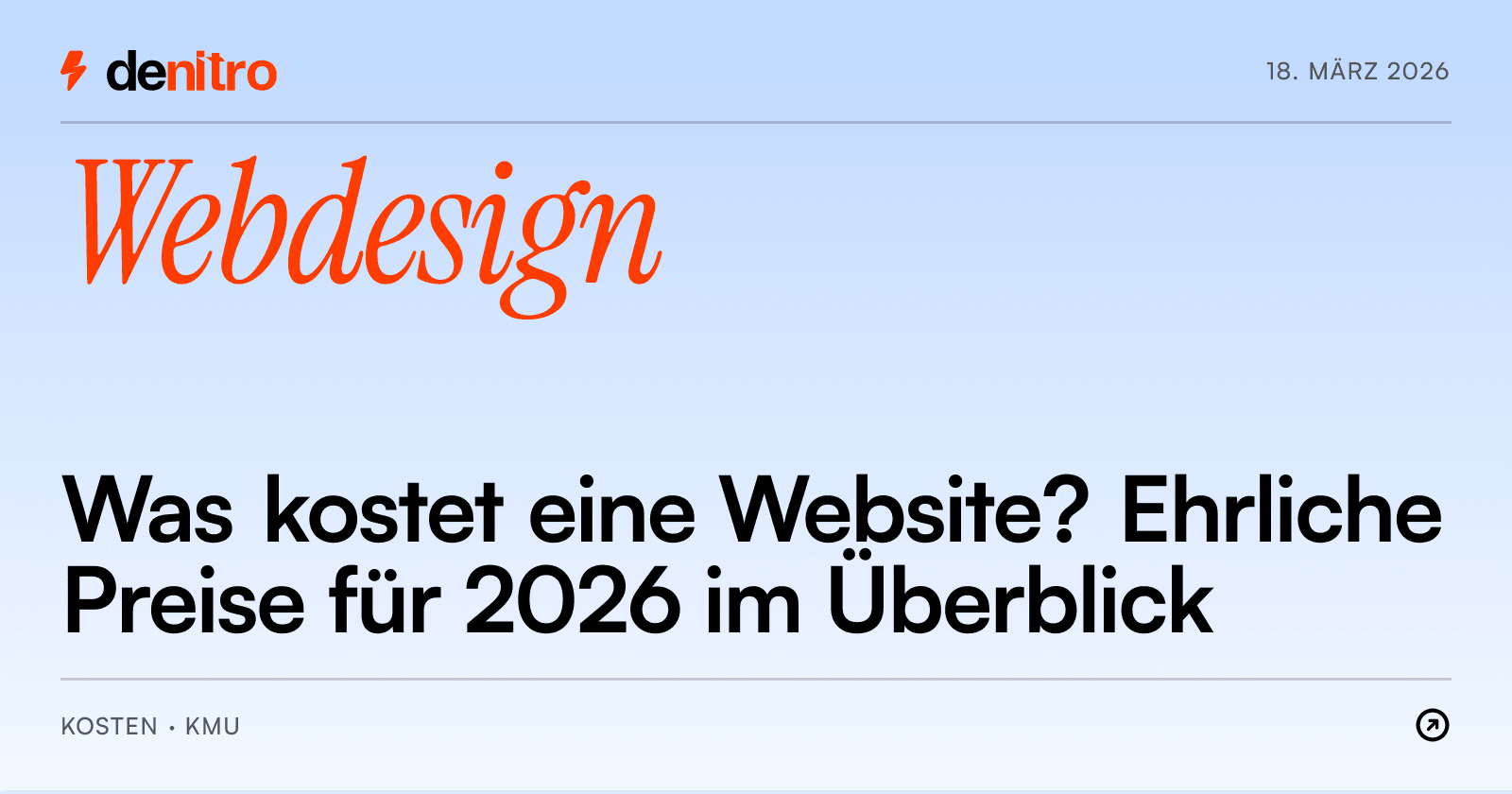 Was kostet eine Website? Ehrliche Preise für 2026 im Überblick