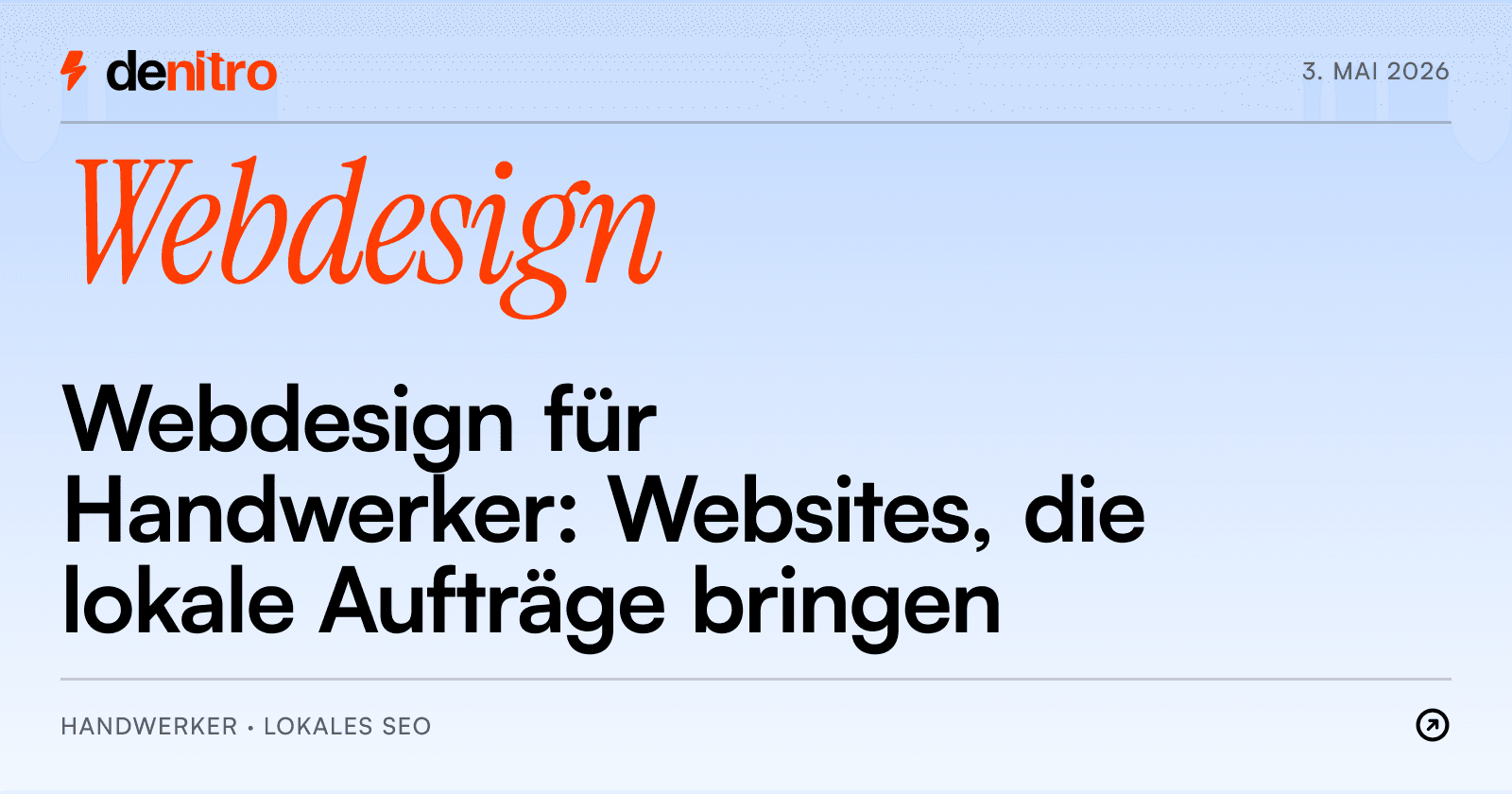 Webdesign für Handwerker: Websites, die lokale Aufträge bringen