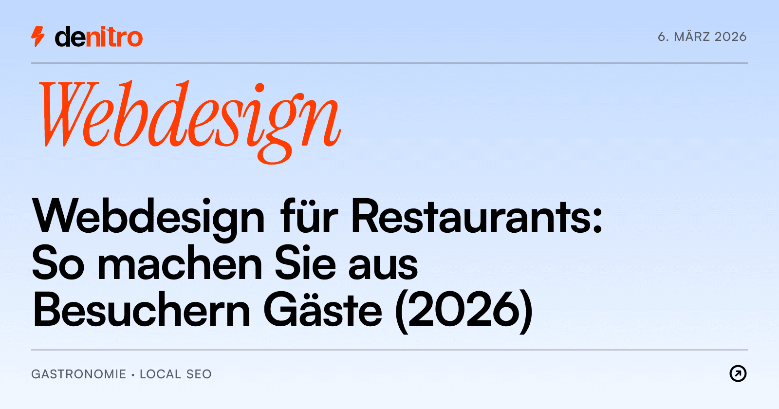 Webdesign für Restaurants: So machen Sie aus Besuchern Gäste (2026)