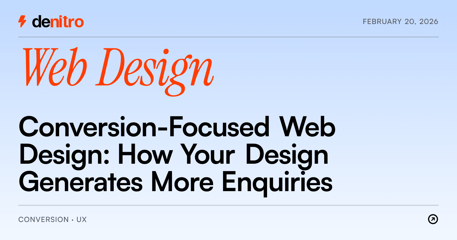 Conversion-Focused Web Design: How Your Design Generates More Enquiries