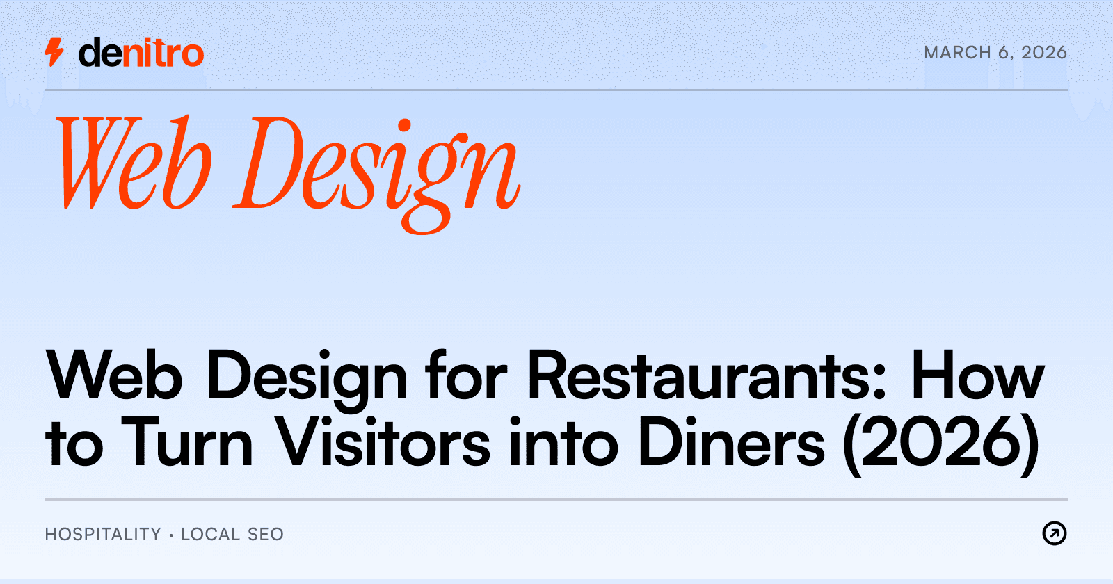 Web Design for Restaurants: How to Turn Visitors into Diners (2026)