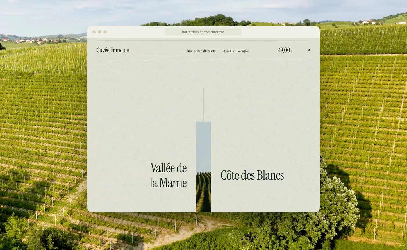 Hattat-Decker — terroir rows motion
