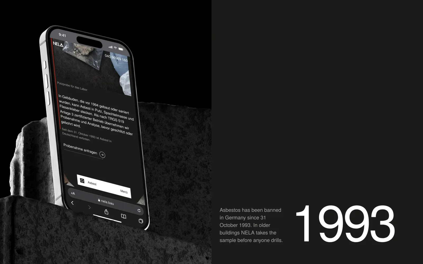 The same chapter on a phone, and its one fact as a poster